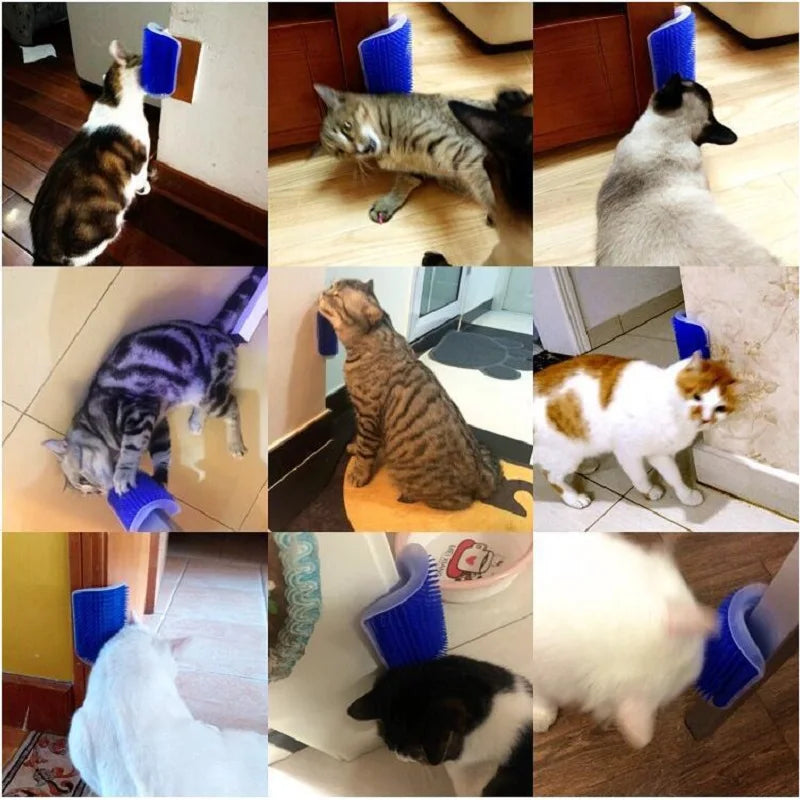 Ultimate Cat Scratcher & Massager: Grooming Brush for Cats and Dogs - Hair Removal & Pet Care Essential