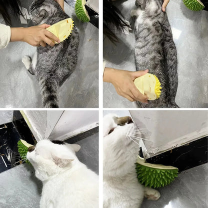 Ultimate Cat Scratcher & Massager: Grooming Brush for Cats and Dogs - Hair Removal & Pet Care Essential