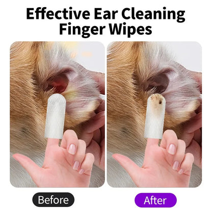 Revolutionary Ear Cleaning Wipes for Dogs and Cats – Gentle Ear Care and Mite Removal Made Easy