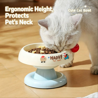 Stylish Stainless Steel Cat and Dog Bowl Feeder - Anti-Slip, Easy to Clean, and Available in 3 Vibrant Colors!