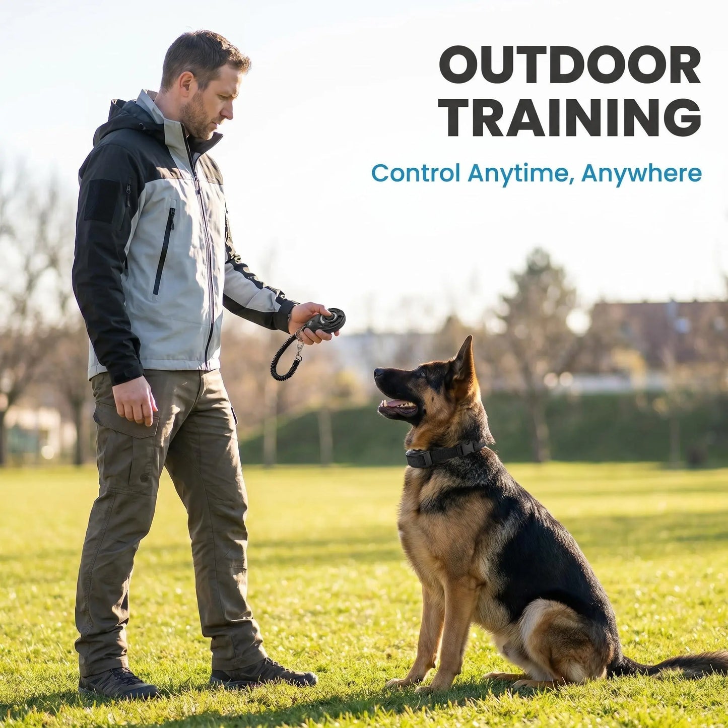 Ultimate 2-in-1 Dog Bark Collar Training Set - Gentle Remote Control Solution for Peaceful Home & Outdoor Adventures!