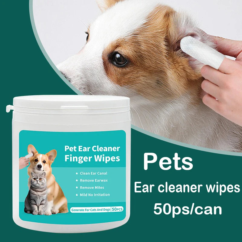 Revolutionary Ear Cleaning Wipes for Dogs and Cats – Gentle Ear Care and Mite Removal Made Easy