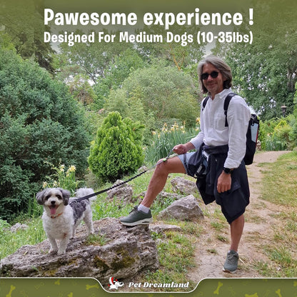 Ultimate Hands-Free Dog Leash: Comfort & Freedom for Active Medium Dogs - Premium Quality Waist Belt for Running, Walking, & Hiking!