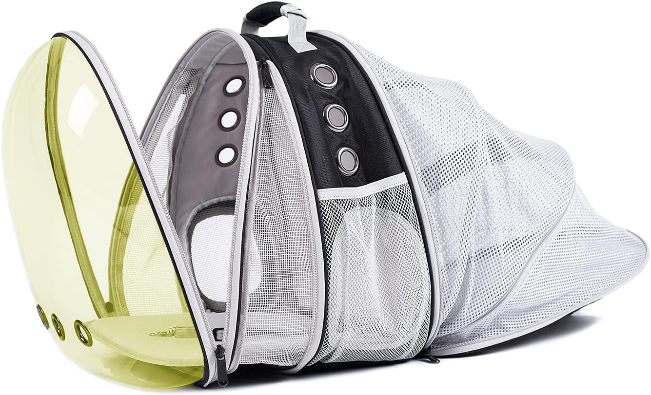 Expandable Polarized Cat Backpack Carrier - Ultimate Travel Solution for Cats & Small Dogs, Fits Up to 20 Lbs, Perfect for Hiking & Adventures!