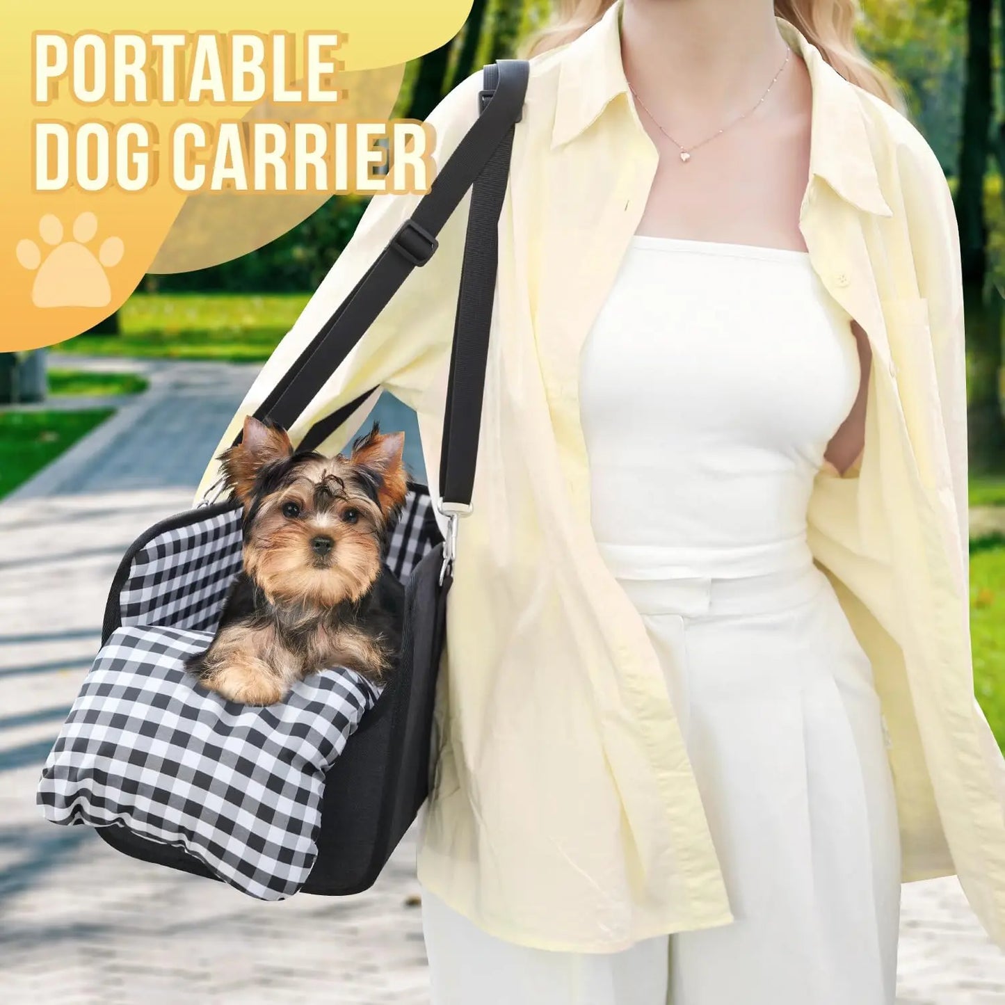 Ultimate Center Console Dog Car Seat - Cozy & Secure Booster for Small Pets, Perfect for Travel Anxiety Relief!