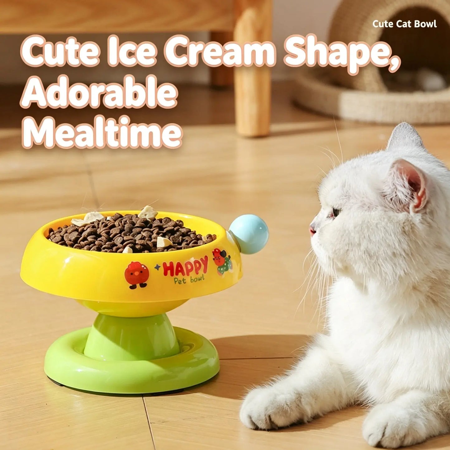 Stylish Stainless Steel Cat and Dog Bowl Feeder - Anti-Slip, Easy to Clean, and Available in 3 Vibrant Colors!