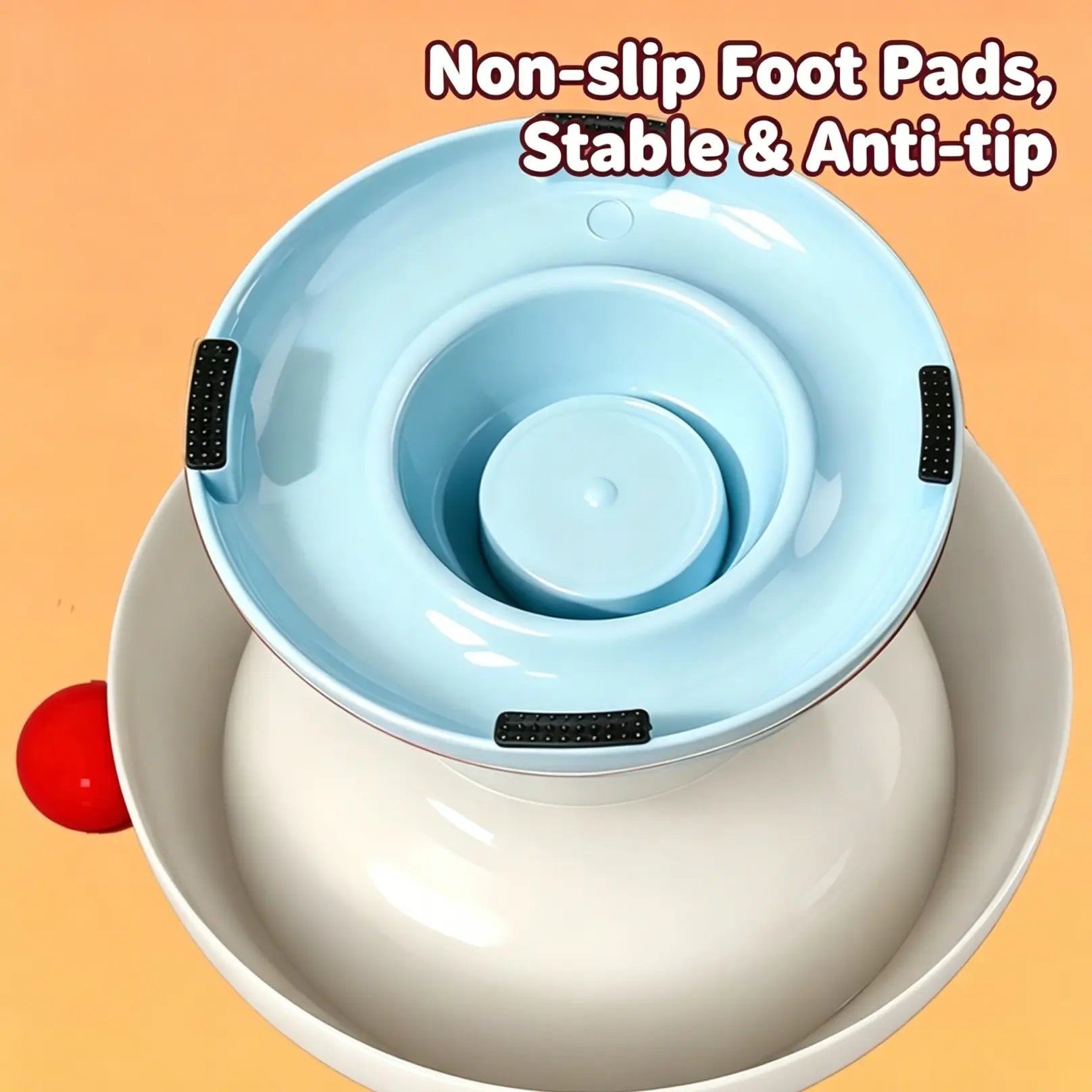 Stylish Stainless Steel Cat and Dog Bowl Feeder - Anti-Slip, Easy to Clean, and Available in 3 Vibrant Colors!