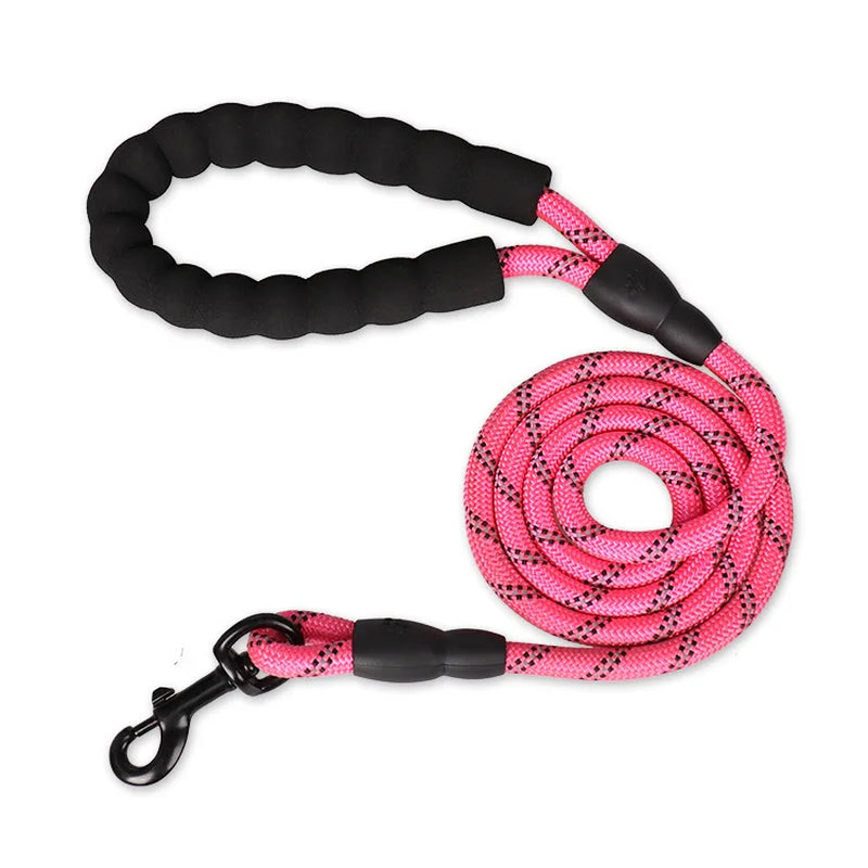 Durable Soft Handle Dog Leashes - Available in 120/150/200/300CM for All Breeds